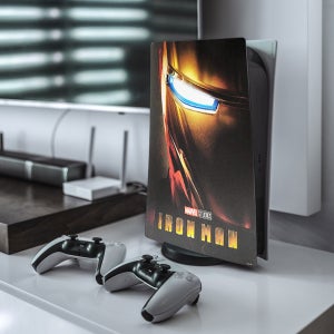 디슈트 소니 PS5 플레이스테이션5 슬림 마블 에디션 보호필름 디자인스킨