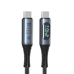 비잽 USB4 40G C to C 240W PD3.1 충전 디스플레이 케이블 썬더볼트4 5A 1.2m