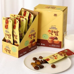 e키즈약밤 약밤 맛밤 100% 자연산 40g 8개입