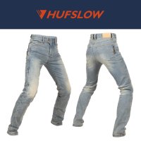 헙슬로우 HUFSLOW 클래식 블루 라이딩진 오토바이 보호대 팬츠 헙스 215CK