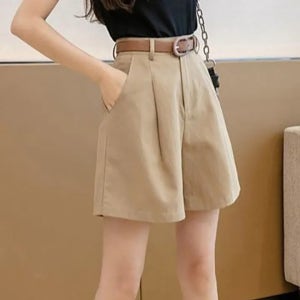 여성 여름 면 반바지 3color