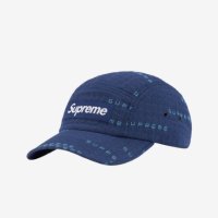 [슈프림 모자] 슈프림 스티치 자카드 캠프캡 네이비 - 22SS Supreme Stitch Jacquard Camp Cap Navy - 22SS