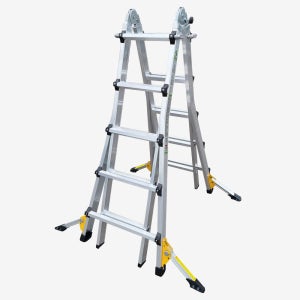 LS-5단 알루미늄 일반 사다리 HSN-L1017 (미니 아웃트리거 4개 부착) A형 H형