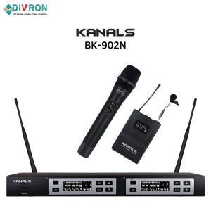 카날스 무선마이크 BK-902N 강연 교육 교회 행사 공연용 회의장 방송국 2채널