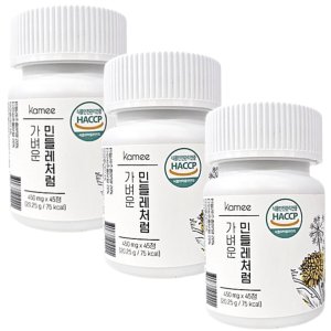 카미 가벼운 민들레처럼 450mg x 45정 x 3박스 45일분