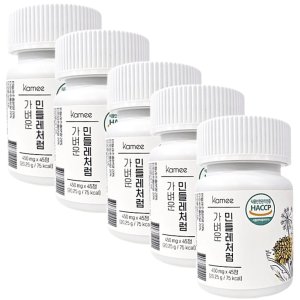 카미 가벼운 민들레처럼 450mg x 45정 x 5박스 75일분