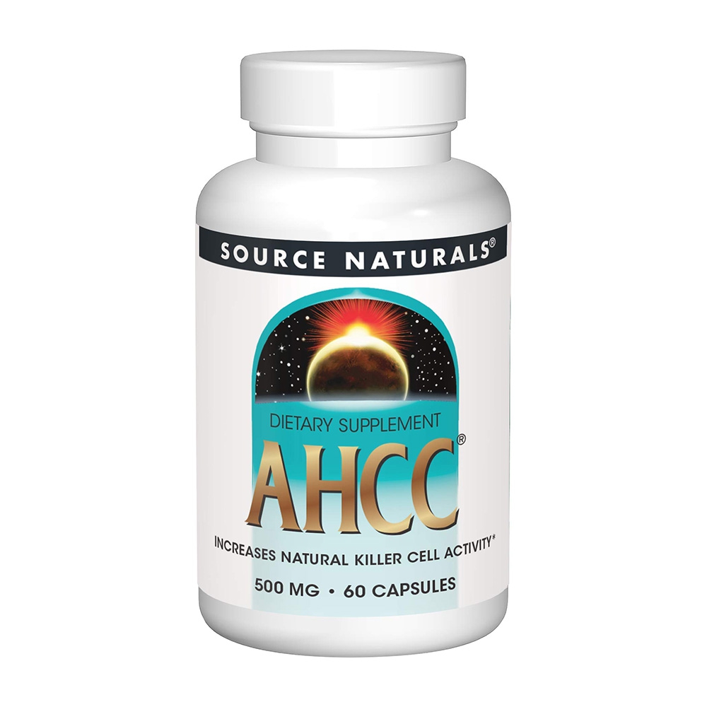 AHCC 표고버섯균사체 500mg 60캡슐 source natural