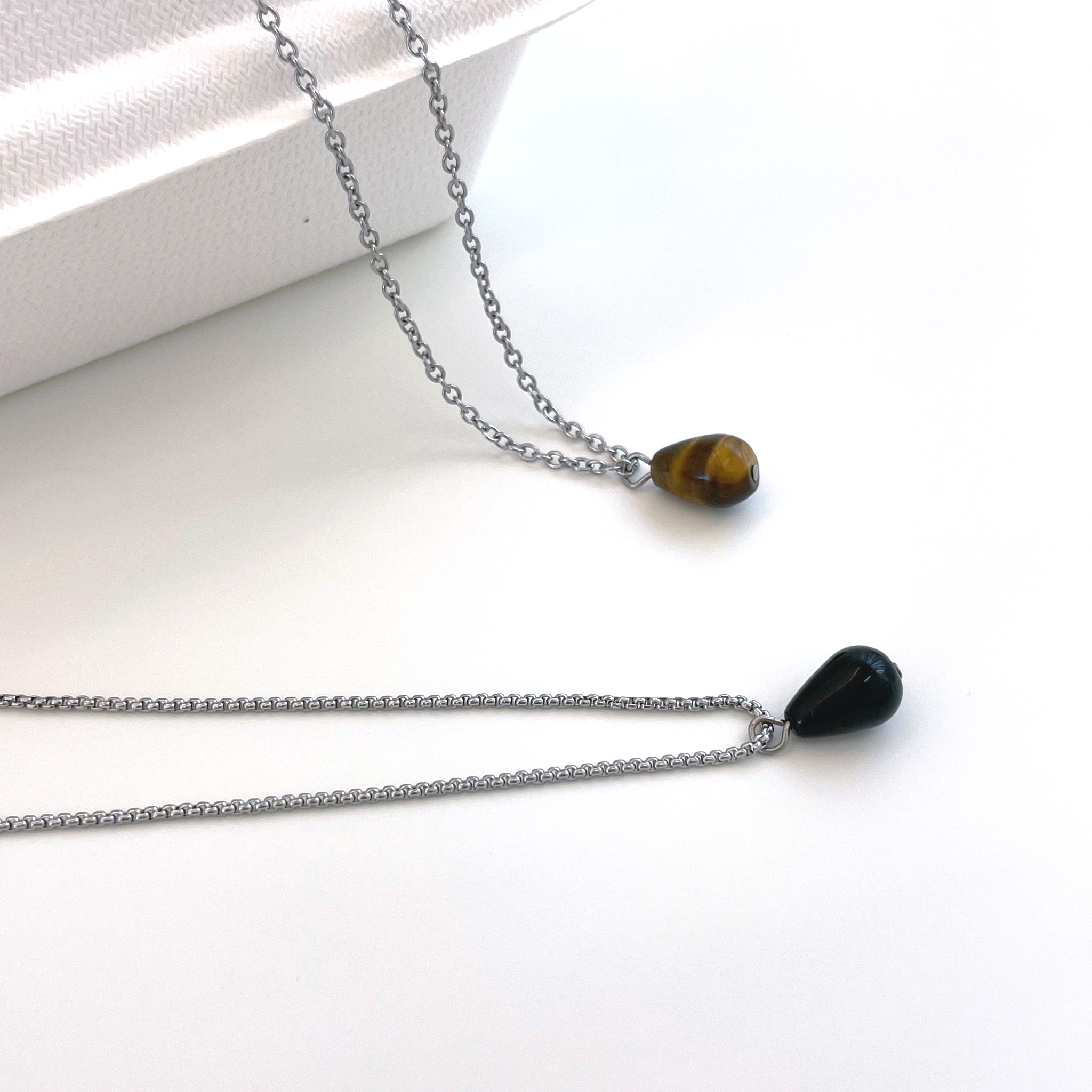 아르몽 물방울 원석 목걸이