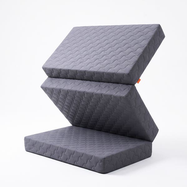 로안슬립 3단 접이식 매트리스 멀티싱글 7cm 단단한 바닥 토퍼