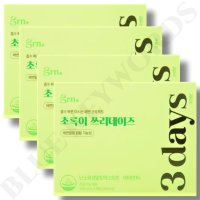 grn 흡수 빠른 마시는 쾌변 프로젝트 초록이 쓰리데이즈 100ml x 3개입 x 4박스 12일분 분홍이 초록이