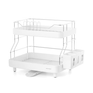 네이처닉 베이직플러스 식기 건조대 2단 싱크대 설거지 그릇 접시 정리대