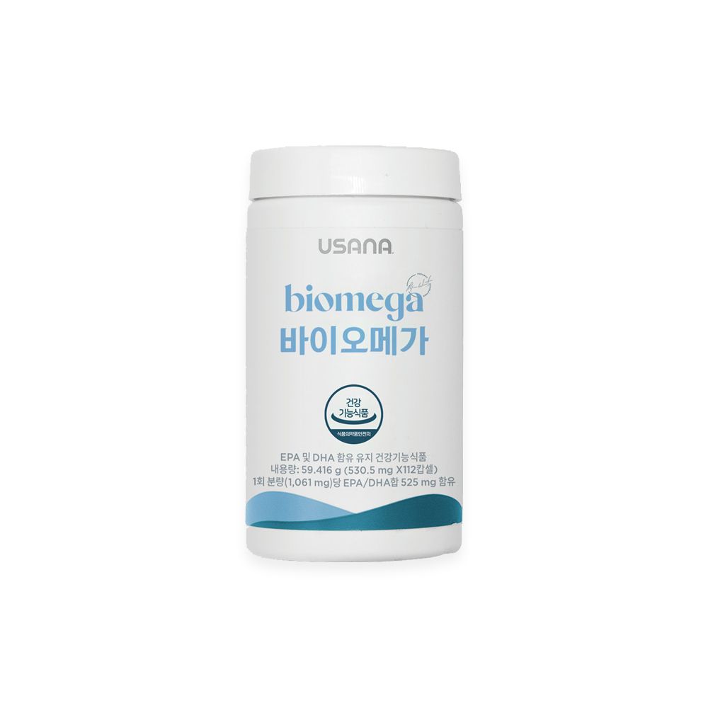 <b>유사나</b> 바이오메가 112캡슐 1병 <b>DHA</b> EPA 정제어유 오메가3