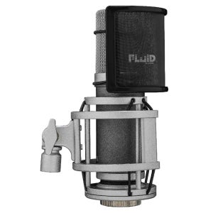 플루이드오디오 콘덴서 마이크 AXIS 스튜디오 레코딩 단일지향성 팬텀파워 Fluid Audio