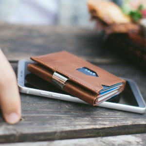 남자 반지갑 남성 가죽 지폐 지갑