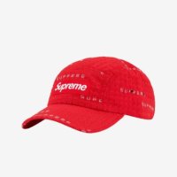 [슈프림 모자] 슈프림 스티치 자카드 캠프캡 레드 - 22SS Supreme Stitch Jacquard Camp Cap Red - 22SS