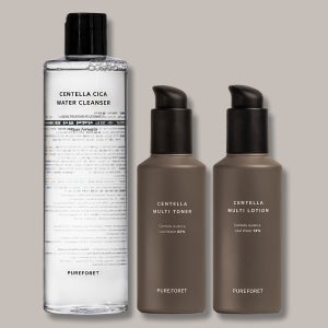 퓨어포레 센텔라 청소년 사춘기 여드름 클렌징 세안제 스킨 로션 사춘기 기초화장품 3종세트