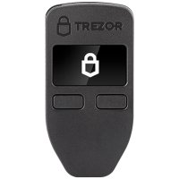 Trezor Model One - 오리지널 암호화폐 하드웨어 월렛 비트코인 보안 스토어 관리 1250개 이상의 코인 토큰 사용하기 쉬운 인터페이스 빠른 단순 설정(검정)