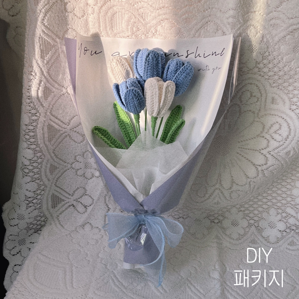 쎄비 로미오 카네이션 코바늘 뜨개꽃 뜨개질 DIY 키트