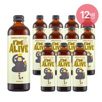 New 아임얼라이브 콤부차 315ml(유리병) 진저레몬 12병 콤부티 탄산수 발효탄산