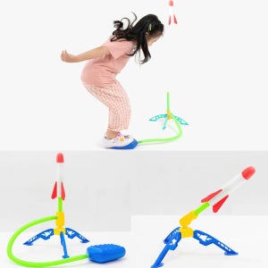 에어로켓 에어글라이더 플라스틱장난감만들기 로켓발사 동력비행기