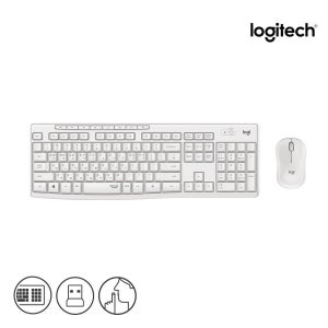 로지텍코리아 MK295 Silent 무선 키보드 마우스 세트 화이트