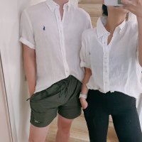 [미국폴로] 남녀공용 폴로 린넨 반팔 셔츠 polo linen shirt