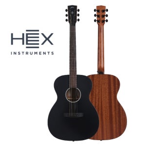 헥스 통기타 F70 블랙탑 OM바디 입문용 여성 학생 풀패키지