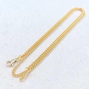 마르코샵 24K 순금 남자 여자 기본 민줄 체인 목걸이 11.25g (3)