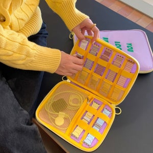 스마트 시계 애플 갤럭시 워치 스트랩 수납 케이스 파우치 가방 정리함