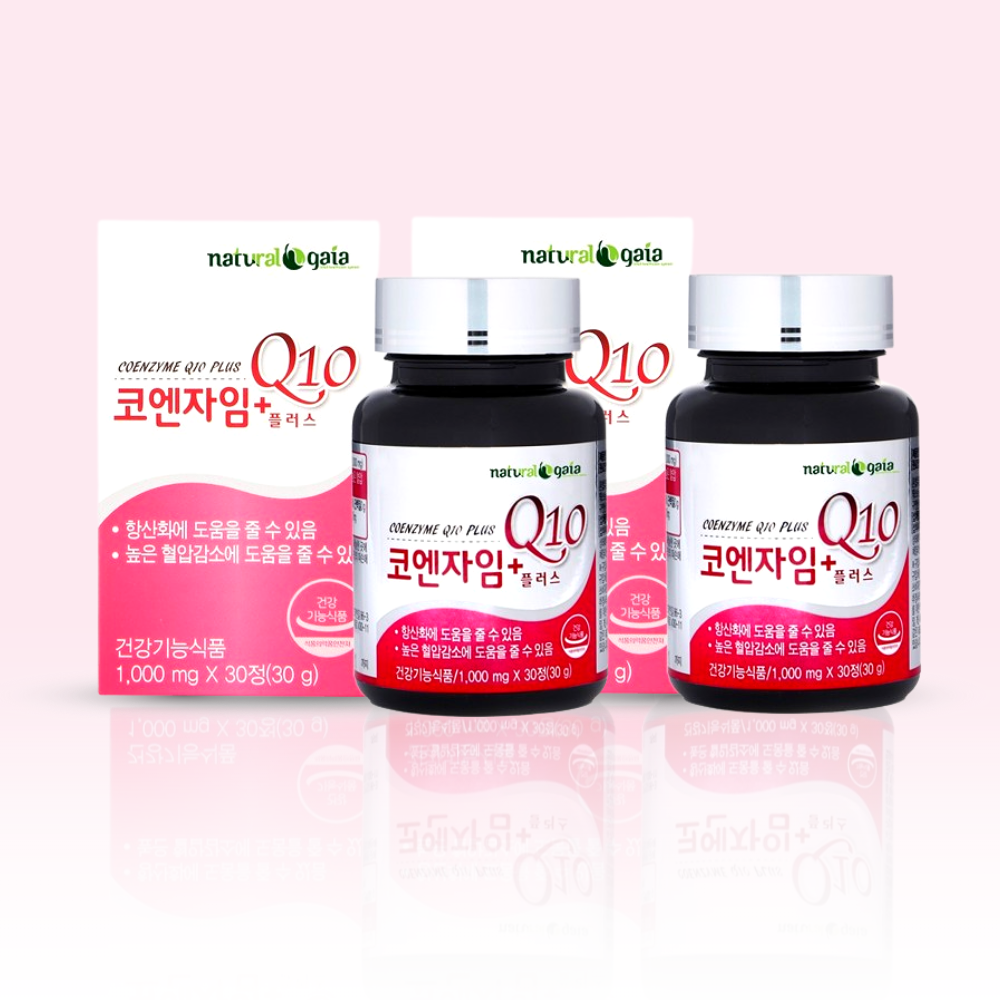 프리미엄 <b>코엔자임</b>q10 코큐텐 플러스 유비퀴논 유비퀴놀 COQ10 1000mg 60정