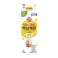 오뚜기 맛있는 1등급 액상계란 난백 1kg 1개 오뚜기 살균 난백액 계란흰자