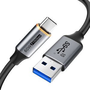 케이블타임 10Gbps USB3.2 A to C타입 초고속 케이블, CA60