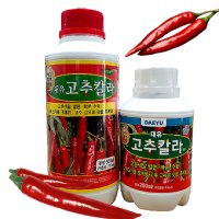 대유 고추칼라 500ml 고추착색제 고운색깔 크기증대