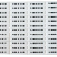 EAS 게이트 센서 소매 도난 방지 DR 라벨 소프트 스티커 58kHz AM 슈퍼마켓