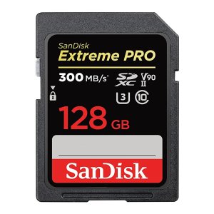 샌디스크 V90 카메라 SD카드 128GB SDXC UHS-II 4K 8K 익스트림프로 외장 메모리 SDSDXDK-128G-GN4IN