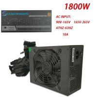 이더리움 ETH 마이닝 ATX PC 전원 공급 장치 BTC 기계용 PSU 모듈 모듈러 1800W