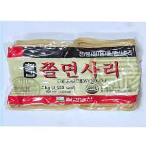 칠갑농산 쫄면사리 10인분 2kg 6개 1박스 (식자재 실온보관)