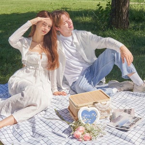 피피랩 돗자리 피크닉 소품 세트 감성 소풍 웨딩 캠핑 아기 야외 촬영