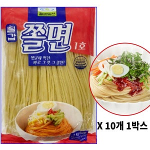 칠갑농산 쫄면 1kg 10개 1박스 (실온보관)