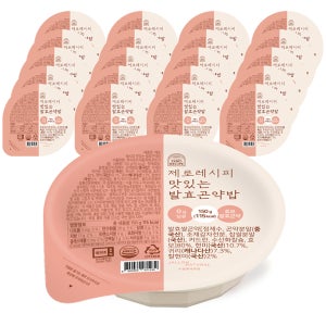 저칼로리 현미 귀리 발효 곤약밥 제로레시피 150g, 20개