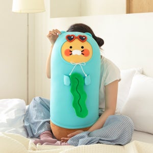 [단독] 카카오프렌즈 춘식이 쿨링 롱 바디필로우 냉감 인형 캐릭터 모찌 여름 쿠션