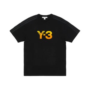 아디다스 팔라스 x Y-3 로고 티셔츠 블랙 M 2XL HN9869