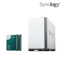 시놀로지 DS220j NAS 2베이 12TB[6TBx2] 정품 HDD HAT3300 포함