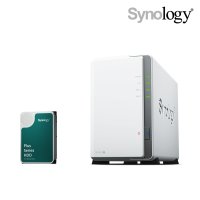 시놀로지 DS220j NAS 2베이 8TB[8TBx1] 정품 HDD HAT3300 포함