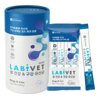 종근당 라비벳 강아지 고양이 유산균 구강 30P+10P