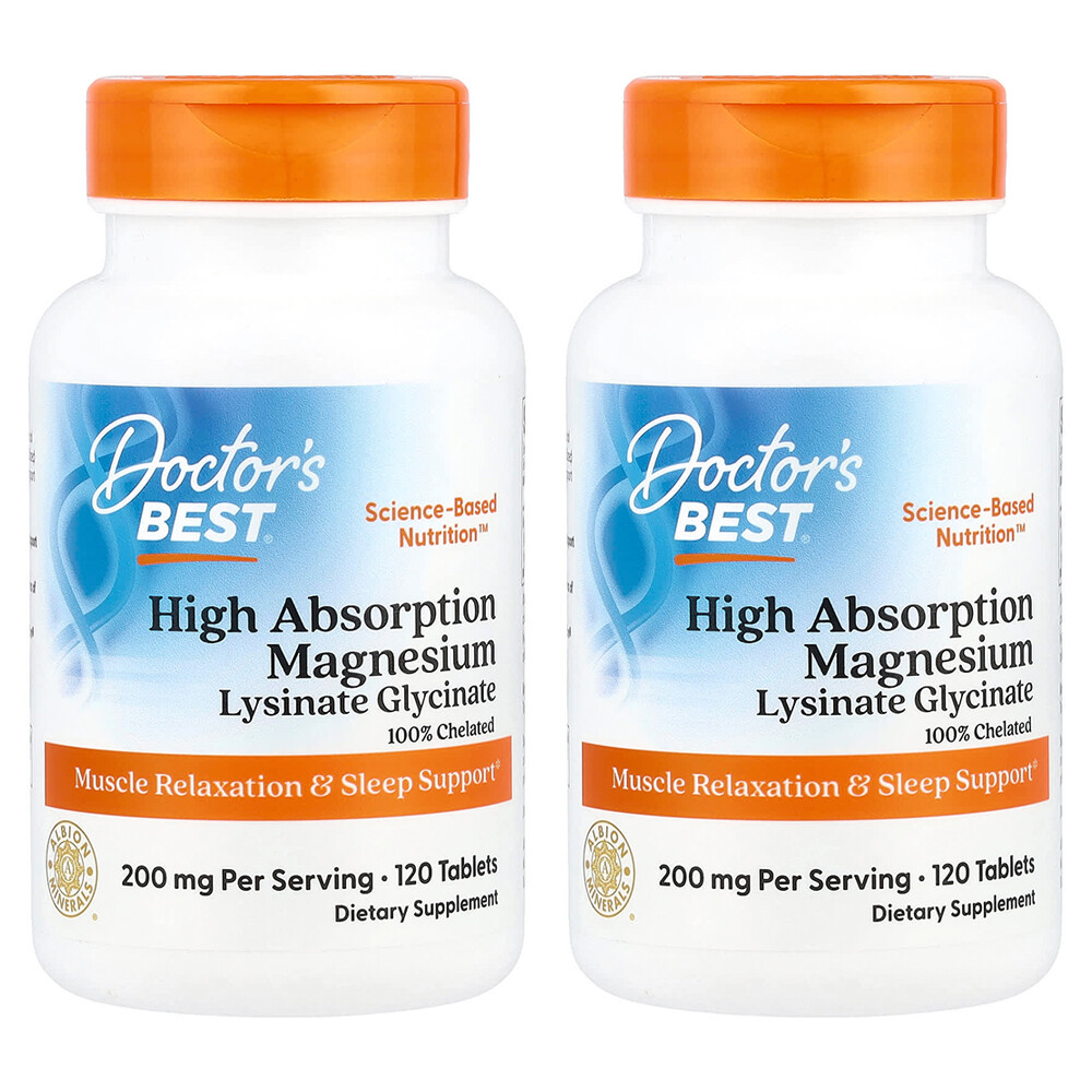 (아이허브) 닥터스베스트 마그네슘 고흡수 200mg 120정 2개