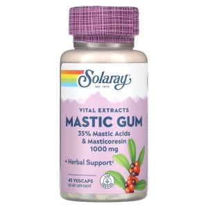 (아이허브) 솔라레이 2개X 매스틱 검 1000mg 베지 캡슐 45정(캡슐당 500mg)