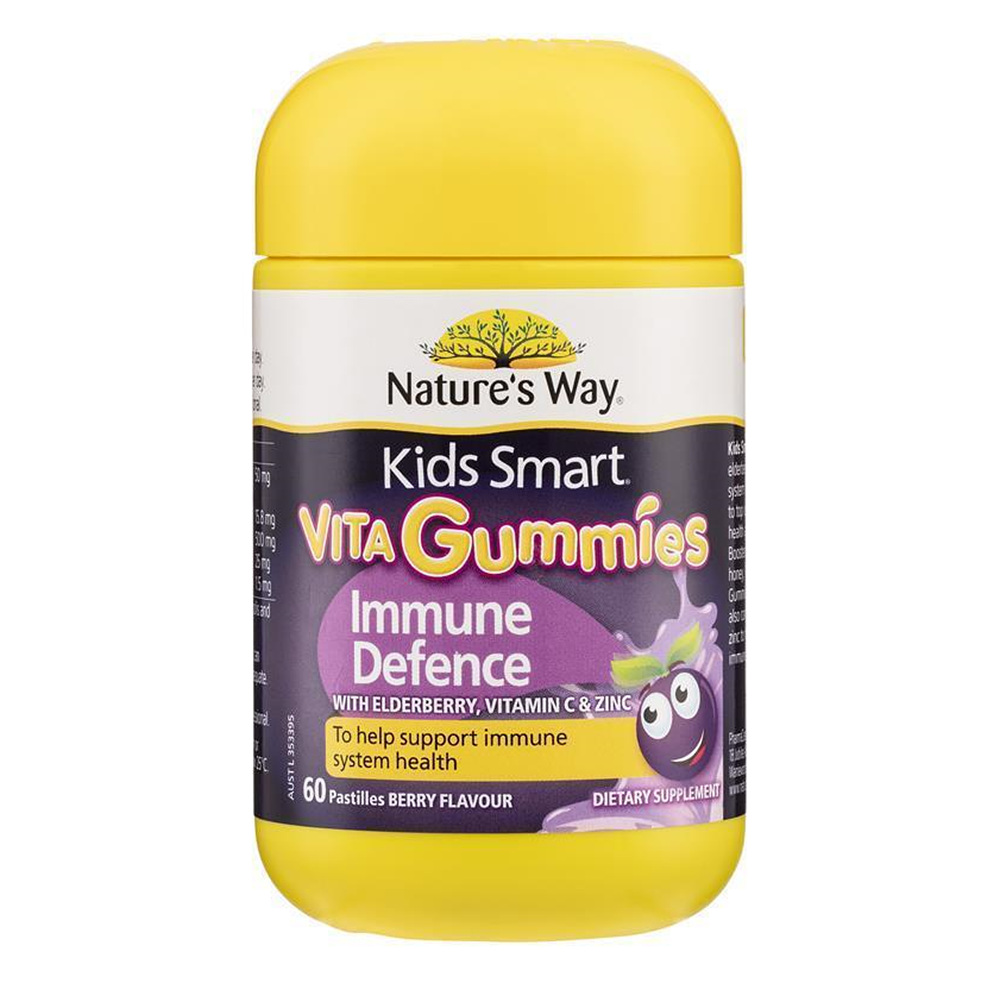 네이처스웨이 <b>키즈</b> 비타<b>구미</b> 어린이 <b>이뮨</b> 디펜스 엘더베리 60<b>구미</b>