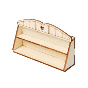 파스텔클레이 DIY 미니어처 가구 미니 2단선반 G형 4세트 2장