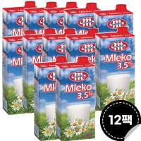 폴란드 믈레코비타 H-Vollmilch 3.5% 수입멸균우유 1L [12개]